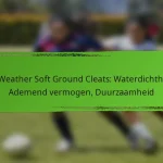 All-Weather Soft Ground Cleats: Waterdichtheid, Ademend vermogen, Duurzaamheid