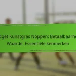 Budget Kunstgras Noppen: Betaalbaarheid, Waarde, Essentiële kenmerken