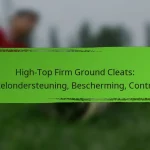 High-Top Firm Ground Cleats: Enkelondersteuning, Bescherming, Controle