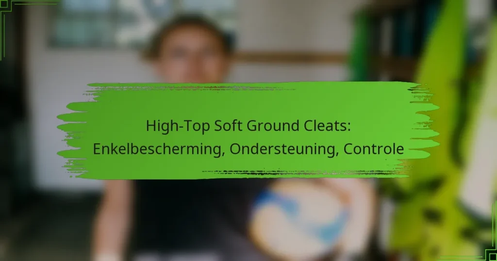 High-Top Soft Ground Cleats: Enkelbescherming, Ondersteuning, Controle