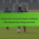 Lichte Firm Ground Studs: Snelheid, Wendbaarheid, Responsiviteit