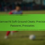Narrow Fit Soft Ground Cleats: Precisie, Pasvorm, Prestaties