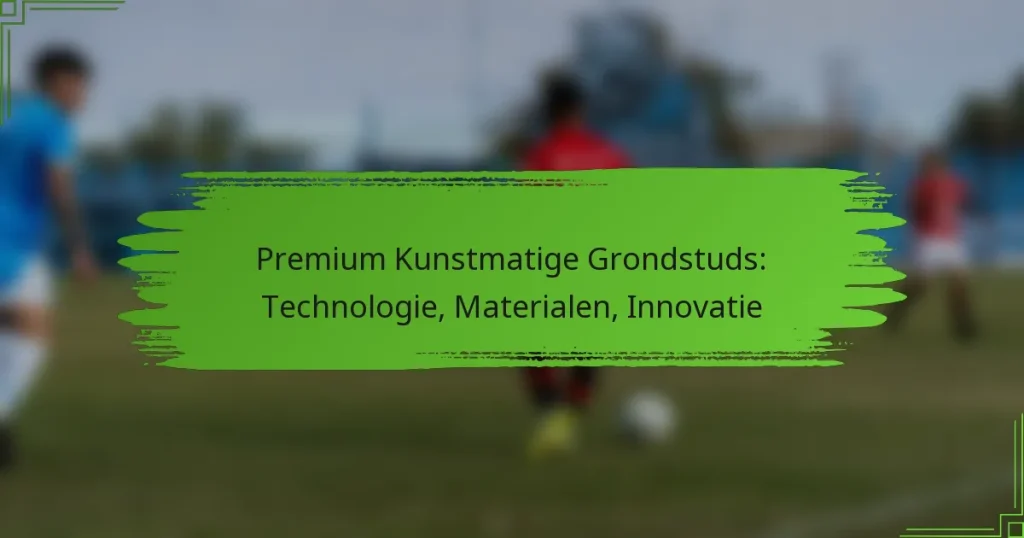 Premium Kunstmatige Grondstuds: Technologie, Materialen, Innovatie