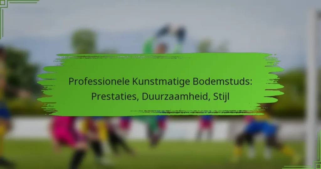 Professionele Kunstmatige Bodemstuds: Prestaties, Duurzaamheid, Stijl