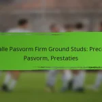 Smalle Pasvorm Firm Ground Studs: Precisie, Pasvorm, Prestaties