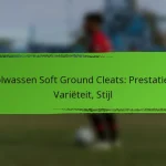 Volwassen Soft Ground Cleats: Prestaties, Variëteit, Stijl