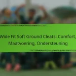 Wide Fit Soft Ground Cleats: Comfort, Maatvoering, Ondersteuning